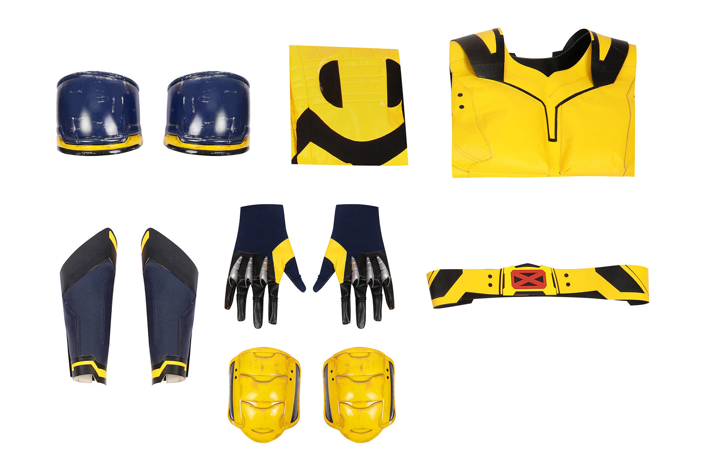 Wolverine set with claws helmet shoes